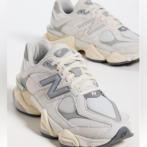 New Balance 9060. Concrete Silver and Silverr Metallic. Gently used. Sz 7 womens